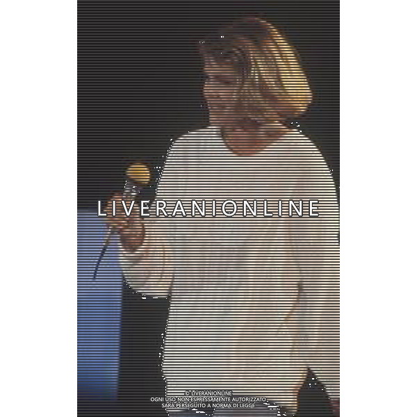 DIAP-RETROSPETTIVA BELINDA CARLISE CANTANTE NELLA FOTO BELINDA CARLISE A RIVA DEL GARDA NELL\'ANNO 1986 AG ALDO LIVERANI SAS