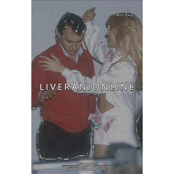 DIAP-RETROSPETTIVA FRANCO MISERIA COREOGRAFO NELLA FOTO FRANCO MISERIA A ROMA NELL\'ANNO 1986 CON HEATHER PARISI FOTO EDGARDO DELLA SCORCIOSA-AG ALDO LIVERANI SAS