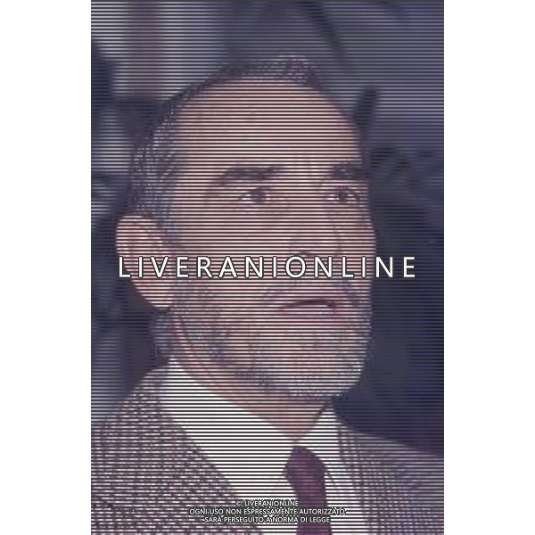 DIIAP-RETROSPETTIVA VITTORIO GASSMAN ATTORE NELLA FOTO VITTORIO GASSMAN A MILANO NELL\'ANNO 1986 IN TERRAZZA MARTINI AG ALDO LIVERANI SAS