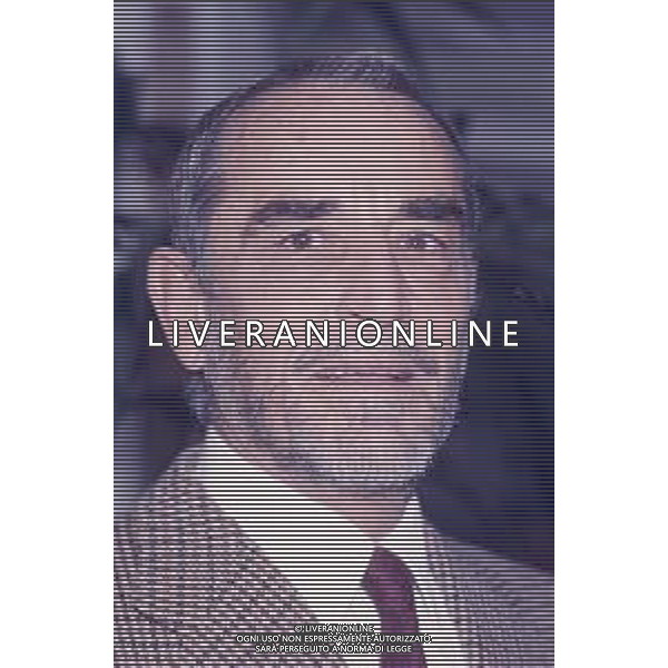DIIAP-RETROSPETTIVA VITTORIO GASSMAN ATTORE NELLA FOTO VITTORIO GASSMAN A MILANO NELL\'ANNO 1986 IN TERRAZZA MARTINI AG ALDO LIVERANI SAS