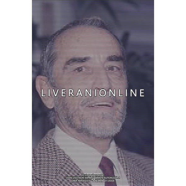 DIIAP-RETROSPETTIVA VITTORIO GASSMAN ATTORE NELLA FOTO VITTORIO GASSMAN A MILANO NELL\'ANNO 1986 IN TERRAZZA MARTINI AG ALDO LIVERANI SAS