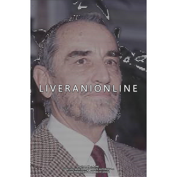 DIIAP-RETROSPETTIVA VITTORIO GASSMAN ATTORE NELLA FOTO VITTORIO GASSMAN A MILANO NELL\'ANNO 1986 IN TERRAZZA MARTINI AG ALDO LIVERANI SAS