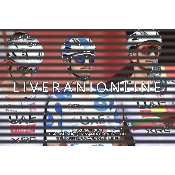 07-09-2025 Vuelta A Espana; Tappa 15 Vegadeo - Monforte De Lemos; 2025, Uae Team Emirates - Xrg; Vine, Jai; Vegadeo; ©SIROTTI - AGENZIA ALDO LIVERANI SAS