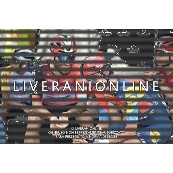 07-09-2025 Vuelta A Espana; Tappa 15 Vegadeo - Monforte De Lemos; 2025, Ineos Grenadiers; 2025, Lidl - Trek; Ganna, Filippo; Ciccone, Giulio; Vegadeo; ©SIROTTI - AGENZIA ALDO LIVERANI SAS