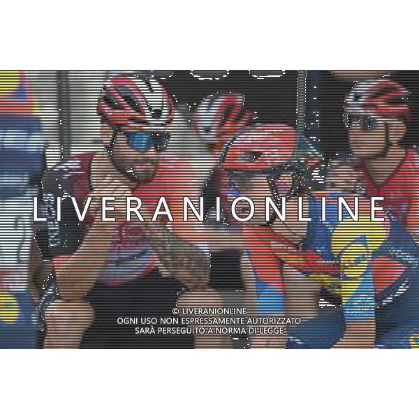 07-09-2025 Vuelta A Espana; Tappa 15 Vegadeo - Monforte De Lemos; 2025, Ineos Grenadiers; 2025, Lidl - Trek; Ganna, Filippo; Ciccone, Giulio; Vegadeo; ©SIROTTI - AGENZIA ALDO LIVERANI SAS