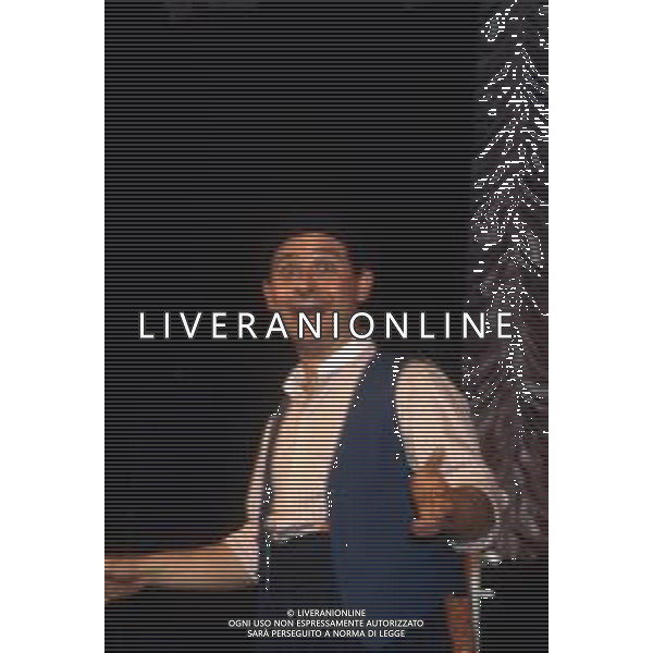 DIAP-RETROSPETTIVA LEO GULLOTTA ATTORE NELLA FOTO LEO GULLOTTA NELL\'ANNO 1982 A TORINO AG ALDO LIVERANI SAS 