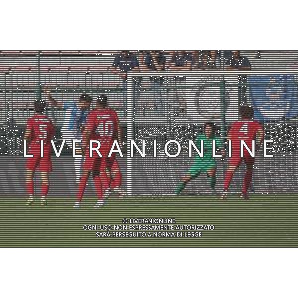 TVRCOR – Giana Erminio vs Pro Patria – 3a giornata Campionato Calcio Serie C Lega Pro – Gorgonzola (MI) 07-09-2025 Stadio Comunale Città di Gorgonzola nella foto goal Giana Erminio Mattia Alborghetti foto roberta corradin-ag aldo liverani sas