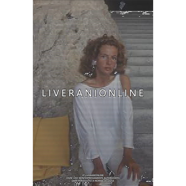 DIAP-RETROSPETTIVA GIULIANA DE SIO ATTRICE NELLA FOTO GIULIANA DE SIO NELL\'ANNO 1986 AG ALDO LIVERANI SAS 