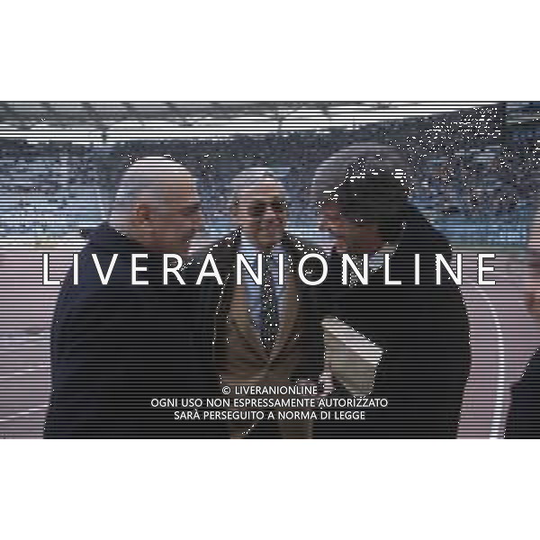 DIAP- RETROSPETTIVA ENRICO BENDONI DIRIGENTE SPORTIVO CALCIO NELLA FOTO ENRICO BENDONI CON ADRIANO GALLIANI NEGLI ANNI ’90 AG ALDO LIVERANI SAS