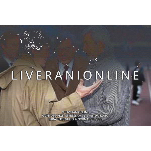 DIAP- RETROSPETTIVA ENRICO BENDONI DIRIGENTE SPORTIVO CALCIO NELLA FOTO ENRICO BENDONI CON GIAMBATTISTA PASTORELLO E GIORGIO PEDRANESCHI NEGLI ANNI ’90 AG ALDO LIVERANI SAS