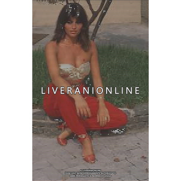 DIAP-RETROSPETTIVA MARINA OCCHIENA CANTANTE NELLA FOTO MARINA OCCHIENA NELL\'ANNO 1981 FOTO FRANCO CAVASSI-AG ALDO LIVERANI SAS