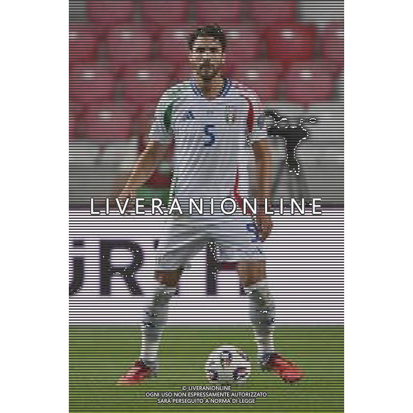 TVRG Israele vs Italia nella foto Manuel Locatelli (Italia) Debrecen (HUN) 08-09-2025 Nagyerdei Stadion Israele vs Italia Qualificazioni Mondiali 2026 Gruppo I - 6a giornata foto Roberto Garavaglia/Agenzia Aldo Liverani sas