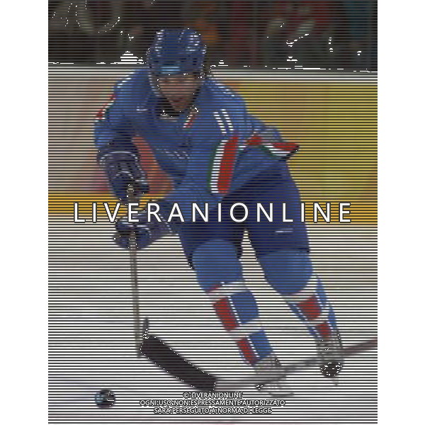 TORINO 18/02/2006 XX OLIMPIADI INVERNALI HOCKEY SU GHIACCIO ITALIA.-GERMANIA NELLA FOTO SIGNORETTI ANDRE PH GIGI ARCAINI/AG.ALDO LIVERANI
