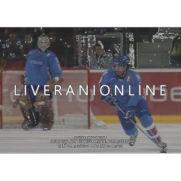 TORINO 18/02/2006 XX OLIMPIADI INVERNALI HOCKEY SU GHIACCIO ITALIA.-GERMANIA NELLA FOTO SIGNORETTI ANDREA PH GIGI ARCAINI/AG.ALDO LIVERANI