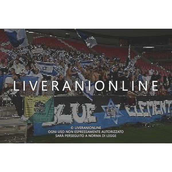 TVRG Israele vs Italia nella foto tifosi Israele Debrecen (HUN) 08-09-2025 Nagyerdei Stadion Israele vs Italia Qualificazioni Mondiali 2026 Gruppo I - 6a giornata foto Roberto Garavaglia/Agenzia Aldo Liverani sas