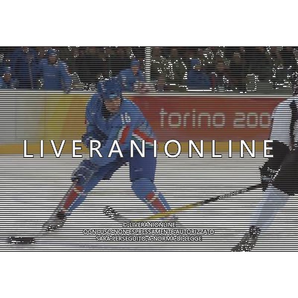 TORINO 18/02/2006 XX OLIMPIADI INVERNALI HOCKEY SU GHIACCIO ITALIA.-GERMANIA NELLA FOTO PARCO JOHN PH GIGI ARCAINI/AG.ALDO LIVERANI