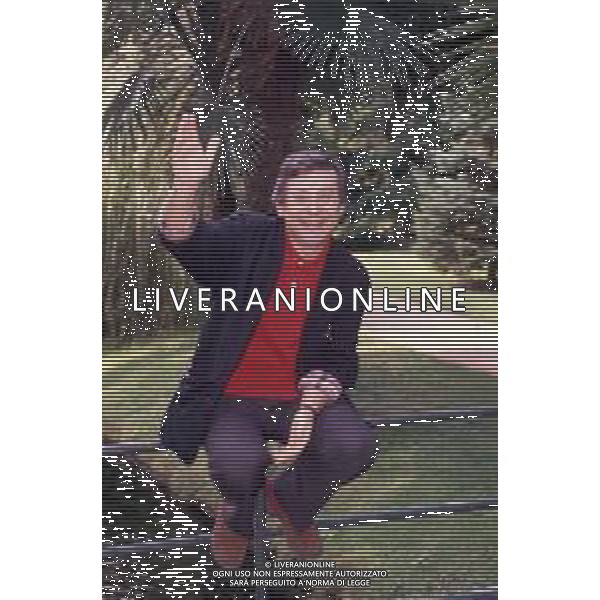 DIAP-RETROSPETTIVA LEO GULLOTTA ATTORE NELLA FOTO LEO GULLOTTA A RIVA DEL GARDA NELL\'ANNO 1990 AG ALDO LIVERANI SAS 