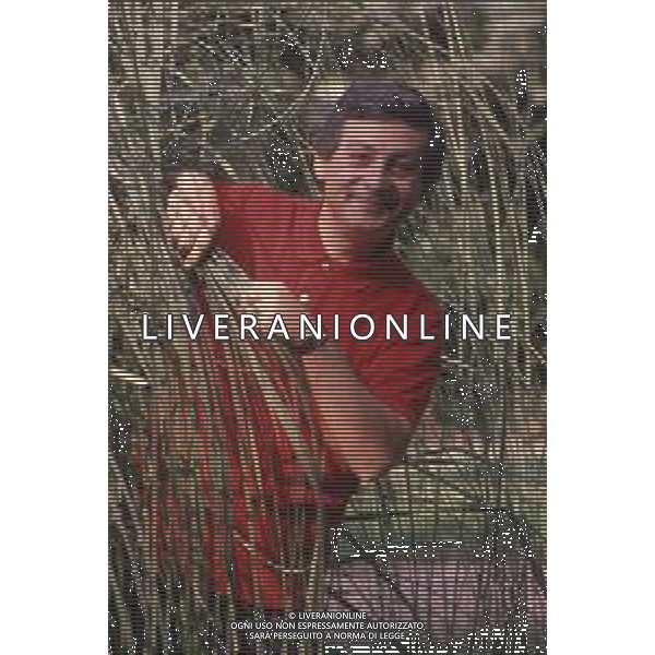 DIAP-RETROSPETTIVA LEO GULLOTTA ATTORE NELLA FOTO LEO GULLOTTA A RIVA DEL GARDA NELL\'ANNO 1990 AG ALDO LIVERANI SAS 