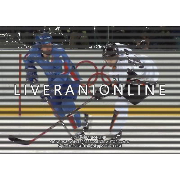 TORINO 18/02/2006 XX OLIMPIADI INVERNALI HOCKEY SU GHIACCIO ITALIA.-GERMANIA NELLA FOTO NARDELLA BOB PH GIGI ARCAINI/AG.ALDO LIVERANI