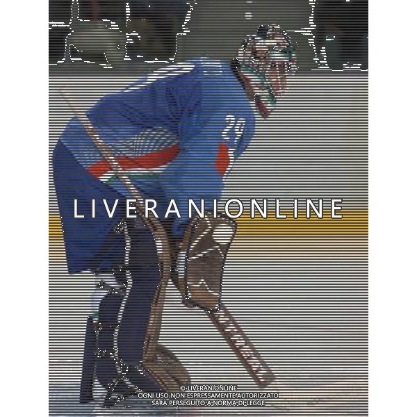 TORINO 18/02/2006 XX OLIMPIADI INVERNALI HOCKEY SU GHIACCIO ITALIA.-GERMANIA NELLA FOTO MUZZATTI JASON PH GIGI ARCAINI/AG.ALDO LIVERANI