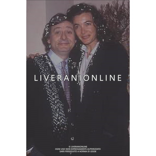 DIAP-RETROSPETTIVA LEO GULLOTTA ATTORE NELLA FOTO LEO GULLOTTA CON MARINA SUMA NELL\'ANNO 1990 AG ALDO LIVERANI SAS 