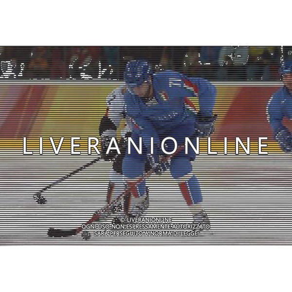 TORINO 18/02/2006 XX OLIMPIADI INVERNALI HOCKEY SU GHIACCIO ITALIA.-GERMANIA NELLA FOTO ANSOLDI LUCA PH GIGI ARCAINI/AG.ALDO LIVERANI