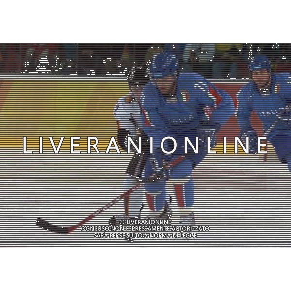 TORINO 18/02/2006 XX OLIMPIADI INVERNALI HOCKEY SU GHIACCIO ITALIA.-GERMANIA NELLA FOTO ANSOLDI LUCA PH GIGI ARCAINI/AG.ALDO LIVERANI
