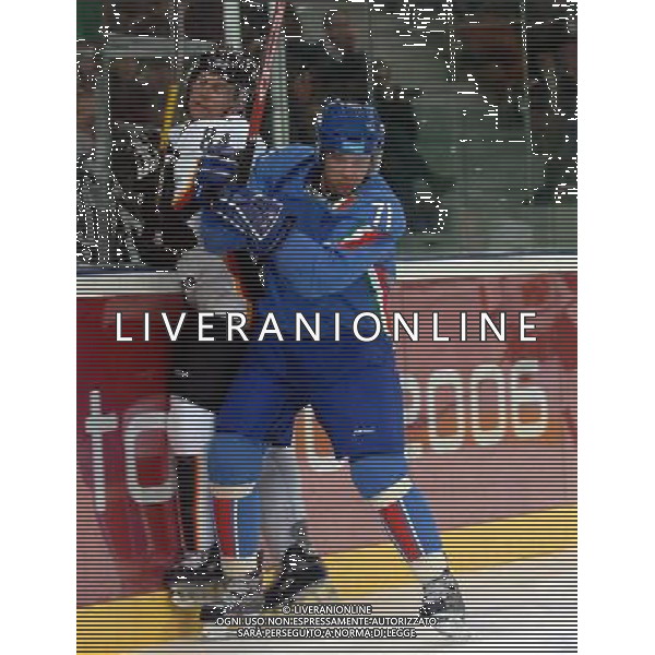 TORINO 18/02/2006 XX OLIMPIADI INVERNALI HOCKEY SU GHIACCIO ITALIA.-GERMANIA NELLA FOTO ANSOLDI LUCA PH GIGI ARCAINI/AG.ALDO LIVERANI