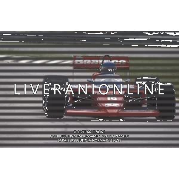 DIAP-RETROSPETTIVA PATRICK TAMBAY PILOTA F1 NELLA FOTO PATRICK TAMBAY NELL\'ANNO 1986 AG ALDO LIVERANI SAS 