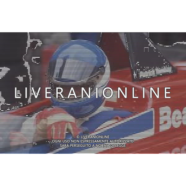 DIAP-RETROSPETTIVA PATRICK TAMBAY PILOTA F1 NELLA FOTO PATRICK TAMBAY NELL\'ANNO 1986 AG ALDO LIVERANI SAS 