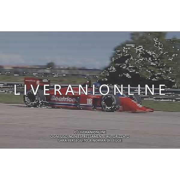 DIAP-RETROSPETTIVA PATRICK TAMBAY PILOTA F1 NELLA FOTO PATRICK TAMBAY NELL\'ANNO 1986 AG ALDO LIVERANI SAS 