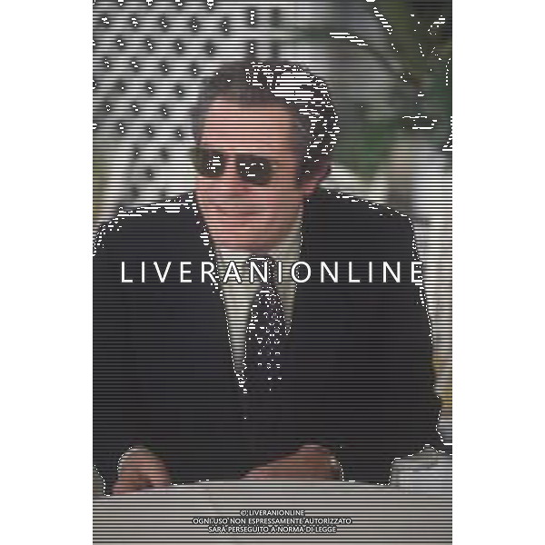 DIAP-RETROSPETTIVA MARCELLO MASTROIANNI ATTORE NELLA FOTO MARCELLO MASTROIANNI A CANNES NELL\'ANNO 1984 AG ALDO LIVERANI SAS