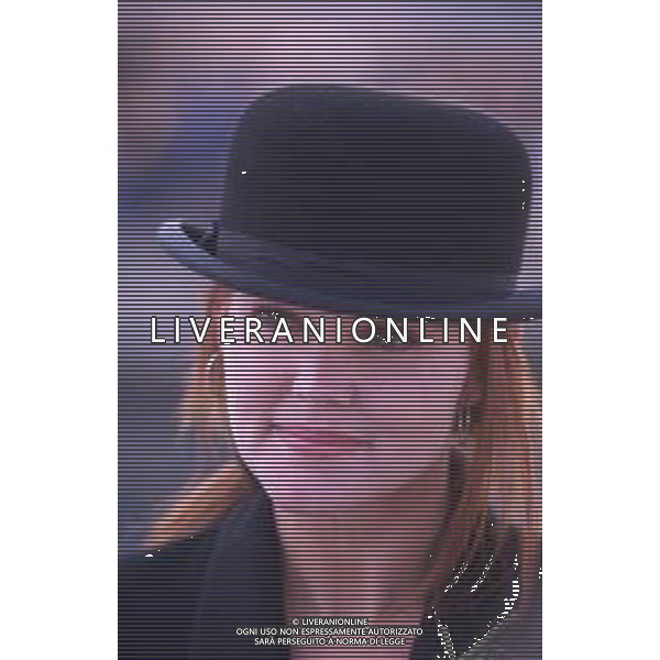 DIAP-RETROSPETTIVA BELINDA CARLISE CANTANTE NELLA FOTO BELINDA CARLISE A SANREMO NELL\'ANNO 1988 AG ALDO LIVERANI SAS