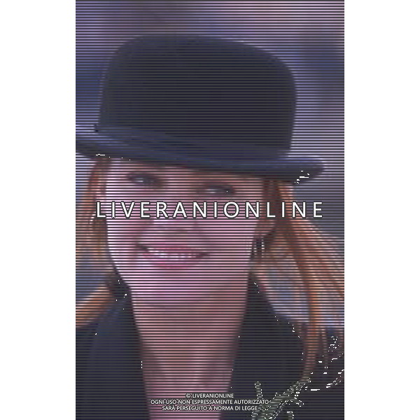 DIAP-RETROSPETTIVA BELINDA CARLISE CANTANTE NELLA FOTO BELINDA CARLISE A SANREMO NELL\'ANNO 1988 AG ALDO LIVERANI SAS