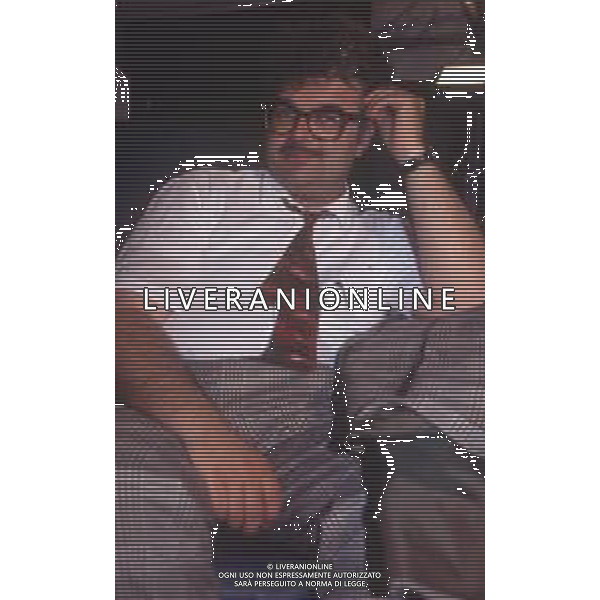 DIAP-RETROSPETTIVA PATRZIO ROVERSI CONDUTTORE TELEVISIVO NELLA FOTO PATRIZIO ROVERSI NELL\'ANNO 1989 AG ALDO LIVERANI SAS