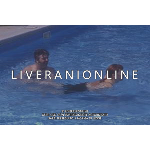 DIAP-RETROSPETTIVA PATRZIO ROVERSI CONDUTTORE TELEVISIVO NELLA FOTO PATRIZIO ROVERSI CON SYUSY BLADY NELL\'ANNO 1989 AG ALDO LIVERANI SAS 