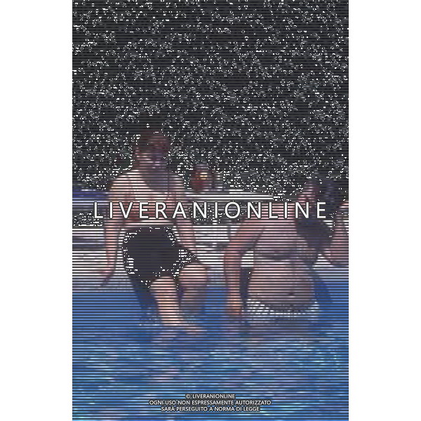 DIAP-RETROSPETTIVA PATRZIO ROVERSI CONDUTTORE TELEVISIVO NELLA FOTO PATRIZIO ROVERSI CON SYUSY BLADY NELL\'ANNO 1989 AG ALDO LIVERANI SAS 