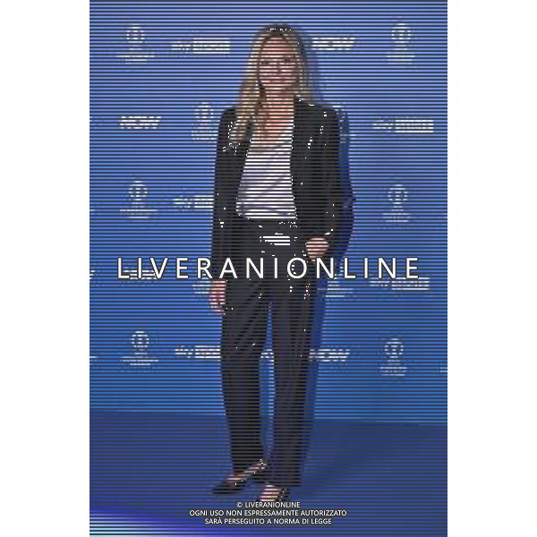 TVRG Photocall Sky Sport nella foto Sarah Varetto Milano 10-09-2025 Photocall in occasione dell\'evento Le Coppe Europee su Sky Sport foto Roberto Garavaglia/Agenzia Aldo Liverani sas
