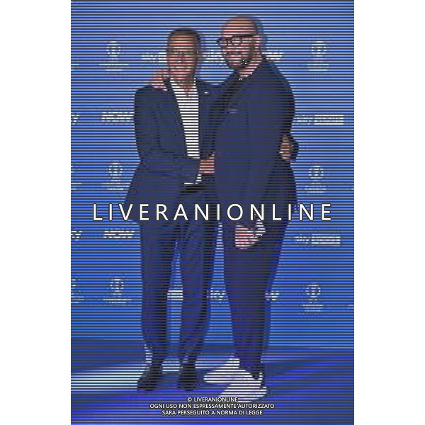 TVRG Photocall Sky Sport nella foto Giuseppe Bergomi SX e Walter Zenga DX Milano 10-09-2025 Photocall in occasione dell\'evento Le Coppe Europee su Sky Sport foto Roberto Garavaglia/Agenzia Aldo Liverani sas