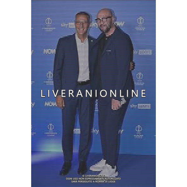 TVRG Photocall Sky Sport nella foto Giuseppe Bergomi SX e Walter Zenga DX Milano 10-09-2025 Photocall in occasione dell\'evento Le Coppe Europee su Sky Sport foto Roberto Garavaglia/Agenzia Aldo Liverani sas