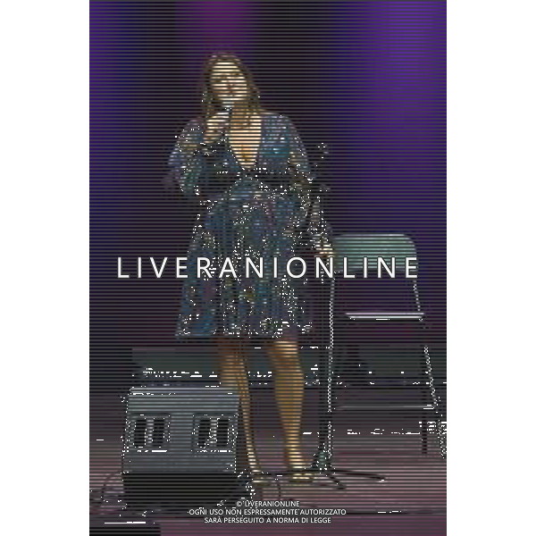 Roma 10 Settembre 2025 Michela Giroud in ‘Mi hanno gettata in mezzo ai lupi e non ne sono uscita capobranco’ Live alla Cavea dell\'Auditorium Parco della Musica di Roma. Nella foto: Michela Giraud Foto Credit: Andrea Bracaglia- AGENZIA ALDO LIVERANI SAS