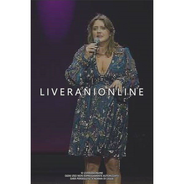 Roma 10 Settembre 2025 Michela Giroud in ‘Mi hanno gettata in mezzo ai lupi e non ne sono uscita capobranco’ Live alla Cavea dell\'Auditorium Parco della Musica di Roma. Nella foto: Michela Giraud Foto Credit: Andrea Bracaglia- AGENZIA ALDO LIVERANI SAS