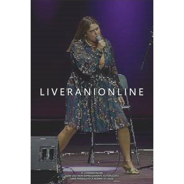 Roma 10 Settembre 2025 Michela Giroud in ‘Mi hanno gettata in mezzo ai lupi e non ne sono uscita capobranco’ Live alla Cavea dell\'Auditorium Parco della Musica di Roma. Nella foto: Michela Giraud Foto Credit: Andrea Bracaglia- AGENZIA ALDO LIVERANI SAS