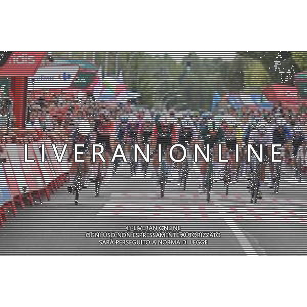 12-09-2025 Vuelta A Espana; Tappa 19 Rueda - Guijuelo; 2025, Alpecin - Deceuninck; 2025, Lidl - Trek; Philipsen, Jasper; Pedersen, Mads; Guijuelo; ©SIROTTI - AGENZIA ALDO LIVERANI SAS