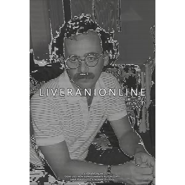 NEG-RETROSPETTIVA MAURIZIO NICHETTI ATTORE NELLA FOTO MAURIZIO NICHETTI A TAORMINA NELL\'ANNO 1983 AG ALDO LIVERANI SAS