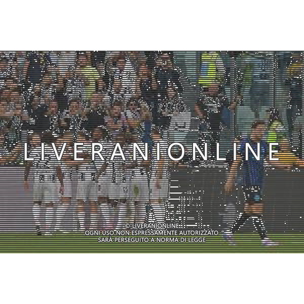 Torino 13.09.2025 Allianz Stadium @Manuela Viganti /Ag. Aldo Liverani sas Juventus vs Inter Campionato Calcio Serie A Enilive 2025/2026 3a giornata Nella foto: esultanza juventus dopo il gol di lloyd kelly ©VIGENTI MANUELA - AGENZIA ALDO LIVERANI SAS