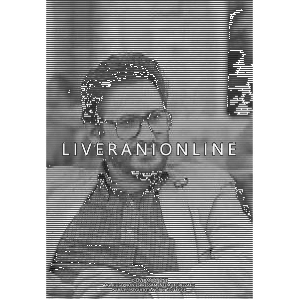 NEG-RETROSPETTIVA RENZO ROSSELLINI REGISTA NELLA FOTO RENZO ROSSELLINI A VENEZIA NELL\'ANNO 1982 FOTO FRANCO CAVASSI-AG ALDO LIVERANI SAS