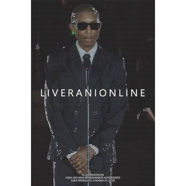 Citta\' del Vaticano 13 Settembre 2025 Celebrita\' internazionali cantano durante l\'evento "Grace for the world" Nella foto: Pharrell Williams Foto Andrea Bracaglia-Ag Aldo Liverani sas