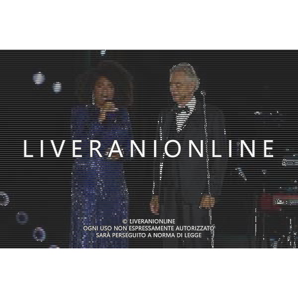 Citta\' del Vaticano 13 Settembre 2025 Celebrita\' internazionali cantano durante l\'evento "Grace for the world" Nella foto: Teddy Swims, Andrea Bocelli Foto Andrea Bracaglia-Ag Aldo Liverani sas