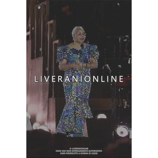 Citta\' del Vaticano 13 Settembre 2025 Celebrita\' internazionali cantano durante l\'evento "Grace for the world" Nella foto: Graca Machel Mandela Foto Andrea Bracaglia-Ag Aldo Liverani sas